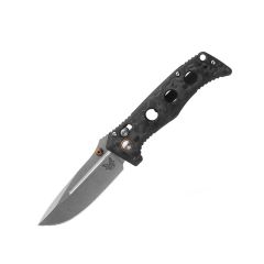 Benchmade Mini Adamas Marbled Carbon Fiber Handle w/Stonewash CPM-Magnacut Blade