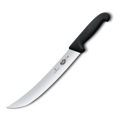 Victorinox Fibrox Cimeter Butcher Slicing Knife Black - 25cm