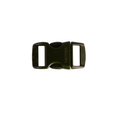 Side Release Paracord Buckle 3/8" OD Green - 5 Pack