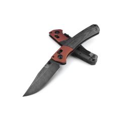 Benchmade Crooked River Black Micarta & Burnt Copper Aluminium Handle w/DLC BattleWash Finish