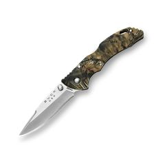Buck Bantam BBW Mossy Oak Camo Handle w/StoneWash Blade 