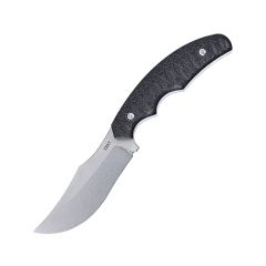 CRKT Burrower Black Burlap Micarta Handle w/StoneWash D2 Blade Finish