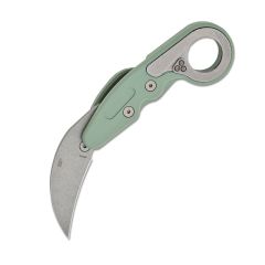 CRKT Provoke Kinematic Karambit Sage Green Grivory Handle w/StoneWash Blade Finish