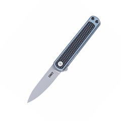 CRKT Pup Black & Blue GRN Handle w/Bead Blasted Blade
