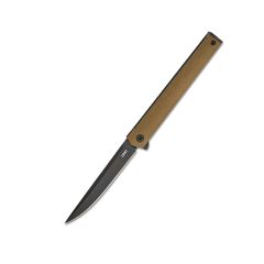 CRKT CEO Flipper Desert Tan w/Black EDP Blade Finish