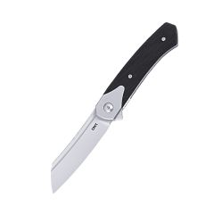CRKT Viento Black G10 & Stainless Steel Bolster w/D2 Bead Blasted Blade