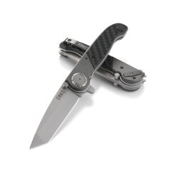 CRKT-M40-02 Tanto Flipper Deadbolt Lock w/Bead Blast Blade