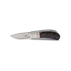 Harris Engelbrecht Medium Liner Lock Folder RedBush Willow Wood Handle w/Knurled Bolster