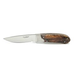 Cedric Pannell Medium Drop Point Hunter w/Wild Olive Wood Handle