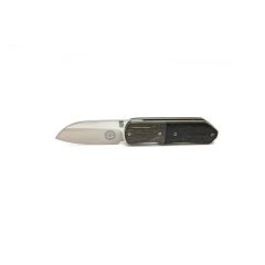 Lourens Prinsloo LL Folder Bog Oak Handle w/Carbon Fiber Bolster