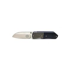 Lourens Prinsloo LL Folder African Blackwood Handle w/Carbon Fiber Bolster