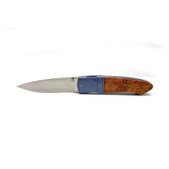 Ettienne Vorster Large Utility Folder w/Buck Eye Burl Handle