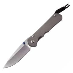 Chris Reeve Large Inkosi Plain Folder w/Sandblasted Titanium Handle