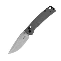 Kershaw Sequence DuraLock Grey GFN Handle w/StoneWashed Finish