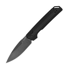 Kershaw Launch Iridium Automatic Black G10/Black Anodized Aluminium Handle w/BlackWash Coated CPM MagnaCut Blade