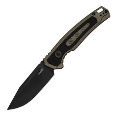 Kershaw Launch 21 Automatic FDE Aluminium & Black G-10 Handle w/Black PVD Coated CPM M4 Blade