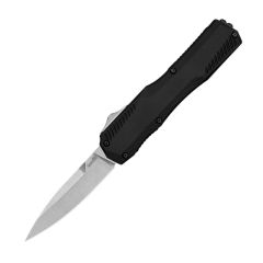 Kershaw LiveWire Double Action OTF Auto Black Aluminium w/StoneWash Blade Finish