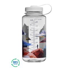 Nalgene Wide Mouth Sustain Water Bottle LTD Edition Mixed Landscapes 1L