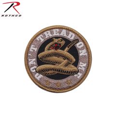 Embroidered Morale Patch - Don't Tread On Me 3" Round