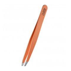 Rubis Slanted Classic Satin Tweezer Orange