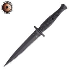 Spartan George Raider Dagger Black Micarta Handle w/Black Powder Coated SK5 Carbon Steel Blade