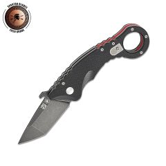 Spartan Shoto Black G10 Handle w/BlackWash Satin Black Ti/Nitride Coating