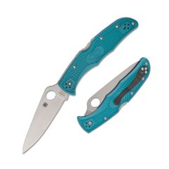 Spyderco Endura 4 Blue FRN w/Flat Ground Blade