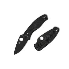 Spyderco Persistence Lightweight Black FRN Handle w/Black Oxide Blade Coating 