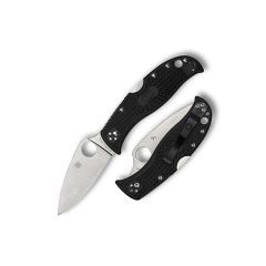 Spyderco LeafJumper Black Lightweight FRN w/Satin Finish Blade