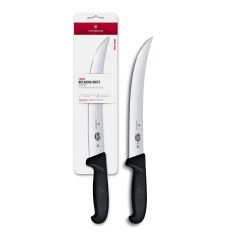 Victorinox Fibrox Scimitar Curved Knife, Narrow Black - 25cm Blister