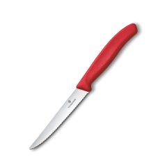 Victorinox Swiss Classic Steak Knife Serrated Pointed Red - 11cm