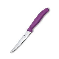 Victorinox Swiss Classic Steak Knife Serrated Pointed Purple - 11cm