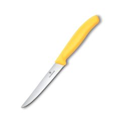 Victorinox Swiss Classic Steak Knife Serrated Pointed Yellow - 11cm
