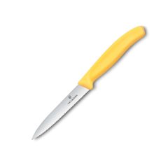 Victorinox Swiss Classic Paring Knife Serrated Yellow - 10 cm