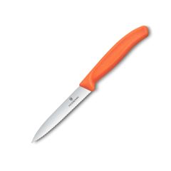 Victorinox Swiss Classic Paring Knife Serrated Orange - 10 cm