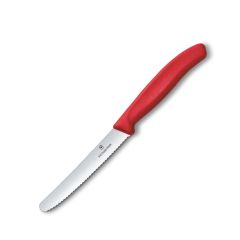 Victorinox Swiss Classic Tomato and Table Knife Serrated Red - 11cm
