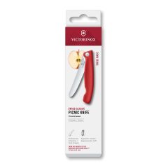 Victorinox Swiss Classic Picnic Knife, Foldable Red - 11 cm Box