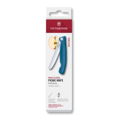 Victorinox Swiss Classic Picnic Knife, Foldable Blue - 11 cm Box
