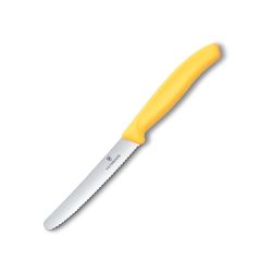 Victorinox Swiss Classic Tomato and Table Knife Serrated Yellow - 11cm