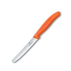 Victorinox Swiss Classic Tomato and Table Knife Serrated Orange - 11cm