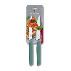 Victorinox Swiss Modern Steak Knife 12 cm Sage 2 Piece - Blister