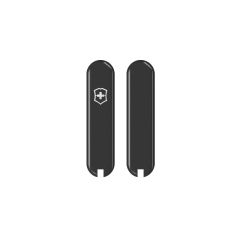 Victorinox Black Handle Scale Set For 58mm Swiss Army Pocket Knives