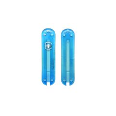 Victorinox Transparent Light Blue Handle Scale Set For 58mm Swiss Army Pocket Knives