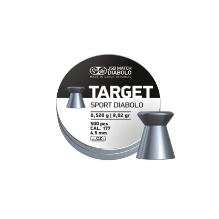JSB Diabolo Target Sport Pellets .177/4.5 mm - 500 Pieces