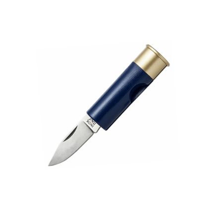Antonini '12 Gauge' Cartridge Knife Blue w/Slip Joint