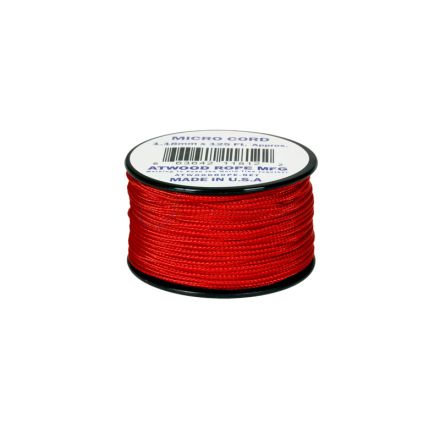 Micro Cord 1.18 mm X 125ft Red