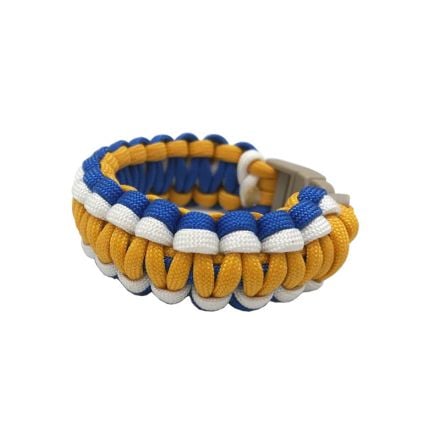 Custom Tri Colour Solomon Weave Paracord Bracelet Large