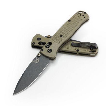 Benchmade Bugout Ranger Green Grivory w/Grey PVD Coated Blade