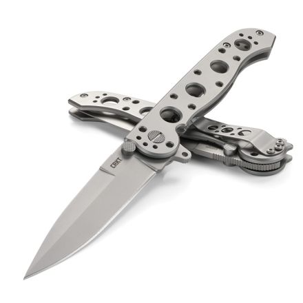 CRKT M16-03SS Spear Point Stainless Steel Handle w/Bead Blast Blade Finish