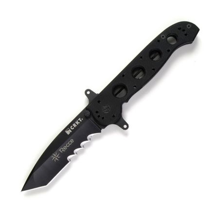 CRKT M16-14 RECCE Large Tanto Special Forces G10 w/Veff Serrated Black Titanium Nitride Coated Blade